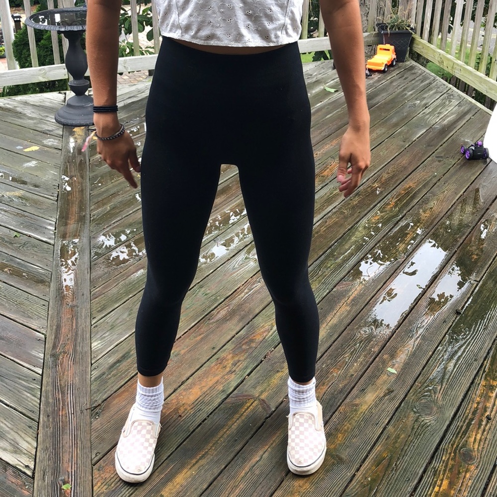 black leggings